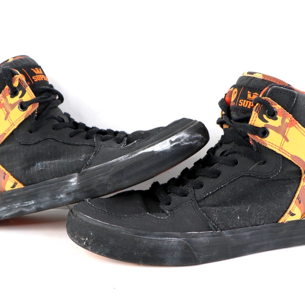 Vintage Supra Rothco Camo High Top Skate Shoes